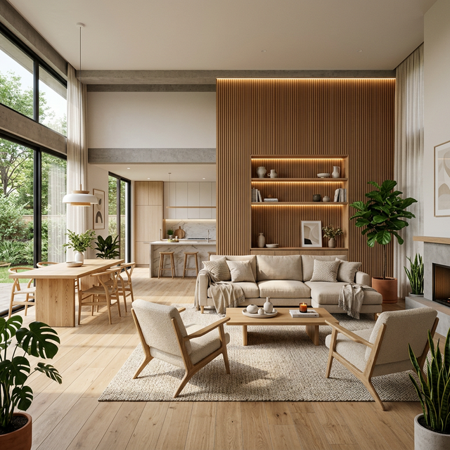 Scandinavian Living Room Suite