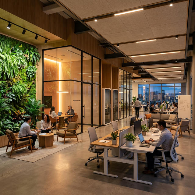 Open Plan Tech Office